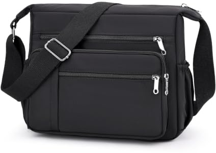 LY&SQ Sacs à Main pour Femmes Sac Bandoulière en Nylon Pour Femmes Sac à Épaule et Sacs à Main Légers Porte-monnaie Pratique pour les Voyages Quotidiens