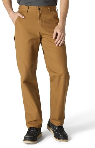 Carhartt Men's Washed Duck Work Dungaree Utility Pant B11,Carhartt Brown,33 x 30