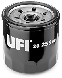 UFI Filters, Filtro Olio 23.255.00, Filtro Olio per Ricambio, Adatto a Auto, Applicabile su Diversi Modelli Chevrolet, Opel, Piaggio, Subaru, Suzuki e Vauxhall