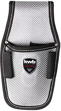 kwb Messerhalter Nylon, ohne Hammerhalter, in Silber/Schwarz, Werzeugtasche für den Gürtel