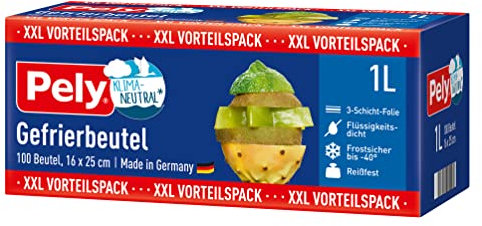 Pely Gefrierbeutel 1 Liter Vorteilspack