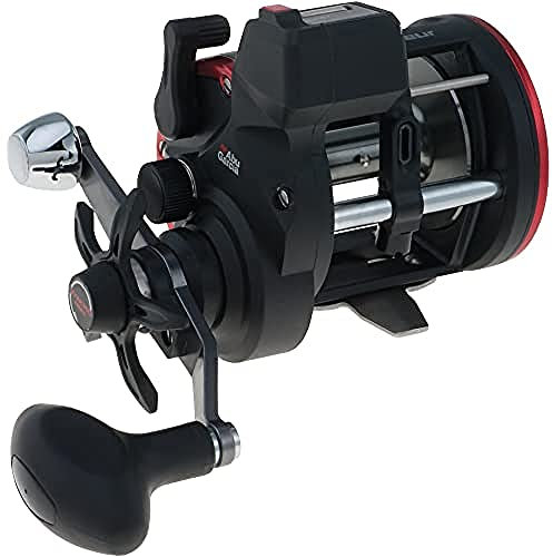 Abu Garcia Alphamar LC Syncro Multirollen, Schwarz/Rot