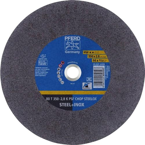 PFERD 66323575 950197 Trennscheibe 80T350-2,8 A36K Psf-Chop-Inox25,4, 1 V, 2.8mm x 25.4mm x 350mm