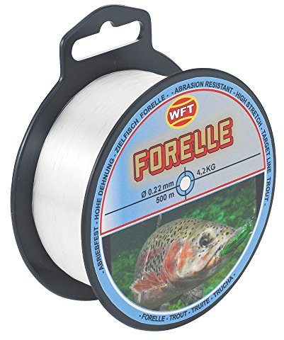 WFT Zielfisch Forelle 500m Clear - Forellenschnur, Durchmesser/Tragkraft:0.22mm / 4.2kg Tragkraft