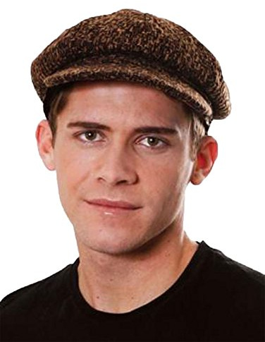 Islander Fashions barn fin viktoriansk yorkshire platt keps hatt vuxna kostnadsmparty tillbehör Cabbie hatt One Size