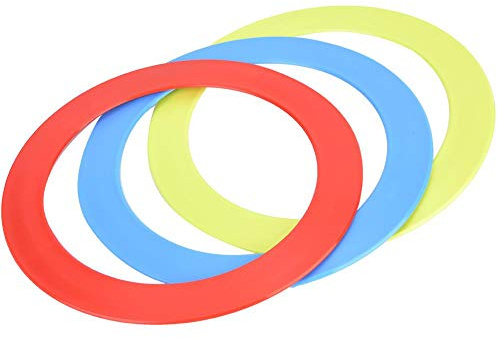 Alomejor Juggling Ring Set de 3Toss Rings Game Jouet de Sport pour Tous Les âges et Niveaux de compétence