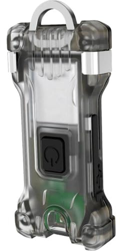 Armytek Zippy WR förlängd set kall vit och röd ficklampa nyckelring USB uppladdningsbar mini pannlampa nyckelring ljus (grå onyx)