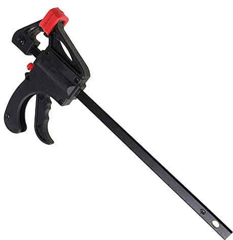 Pinces à prise rapide, 10,2 cm, serrage rapide orange/rouge, colliers de serrage en plastique à prise rapide pour menuiserie, projets de bricolage
