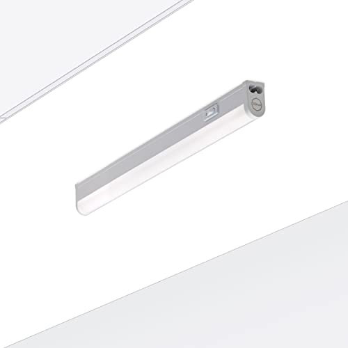 Oktaplex lighting Unterbauleuchte Küche LED Riga 4W 340lm Warmweiß 3000K, Küchenunterbauleuchte mit Schalter erweiterbar | Länge: 28cm