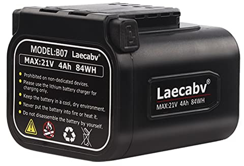 Laecabv Batteria al Litio 4Ah/21V Modello B07