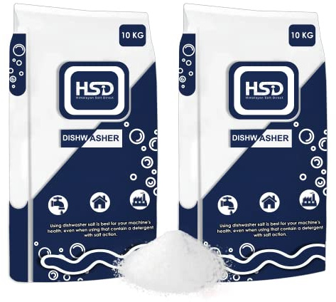 Dishwasher Salt 10kg for Dishwashers and Water Softeners, Water Softening Salt Dishwasher, Regenerating Salt (2)