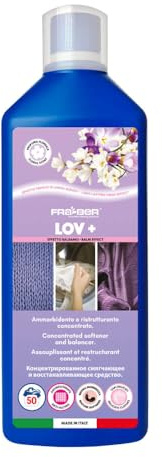 Lov + Ammorbidente Concentrato per Lavatrice e Capi Delicati e Lana 50 Lavaggi al Profumo Floreale - 1 Litro - 1 Pz