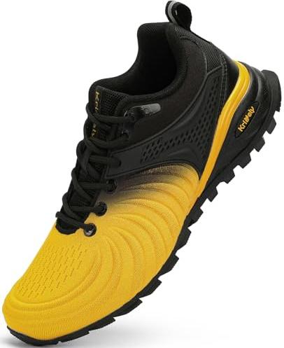 Kricely Traillaufschuhe Herren Laufschuhe Straßenlaufschuhe Sneaker Leicht Wanderschuhe Fitnessschuhe Trekkingschuhe