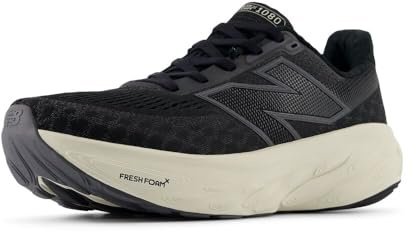New Balance Chaussures de Course Fresh Foam X 1080 V14 pour Femme, Noir/Phantom/Sel de mer, 40 EU