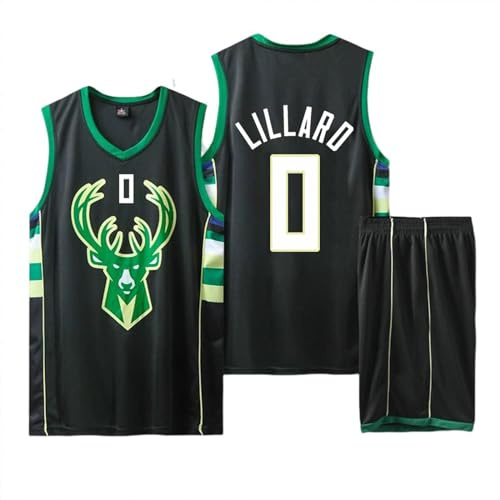 Basketball Trikot Set für Kinder und Erwachsene - 2-Teiliges Shirt und Shorts, Ärmelloses Jersey Anzug