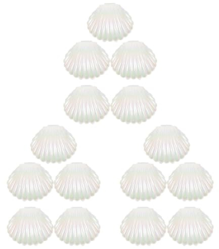CORHAD Muschel Süßigkeitenbox 15Er Set Aus Kunststoff 3.6X3X1.8 Zoll Für Hochzeit Geschenkboxen Party Mit Schmuck Aufbewahrung Und Dekoration