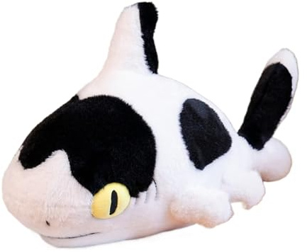 champracer Kuscheltier Hai Plüschtier Niedliche Weißer Hai Kuschelkissen zum Kuscheln Weiches Hai Plüschtier Kawaii Kuscheltier für kuschelecke Kinderzimmer Schlafzimmer Deko (100cm)