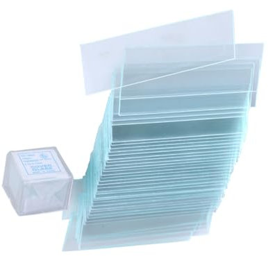 HEALEEP Mikroskop-objektträger Und Quadratische Deckgläser Für Optische Mikroskope Leere Objektträger Und Abdeckungen