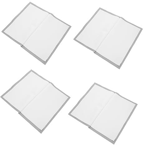 Holibanna 5piezas Paños De Limpieza De Joyas Reutilizables De Paños De Pulido De Doble Capa para Limpiar Joyas y Superficies