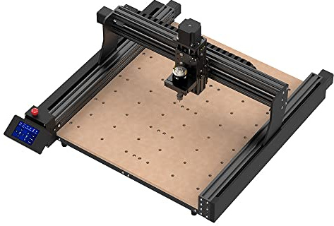 Twotrees TTC450 3-Axis Desktop CNC Router Machine - All Aluminum, 18.1x18.1x3.1 Work Area - Engraving Cutting for Wood, MDF, Acrylic, PCB, Carbon Fiber