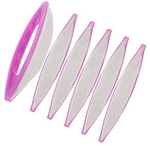 BAZEITFLOW Professionelles 6 Stück Nagelwachs Polier aus Langlebigem Material für Maniküre und Pediküre Kompakt für Nagelpflege Zuhause und Studio