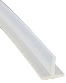 Joint porte Douche 1 pièce m/5 m/10 mètres bande d'étanchéité en silicone forme de T coupe-froid caoutchouc couverture fossé type fente cuisine étanche résistant à la chaleur(T-36,1 Meter)