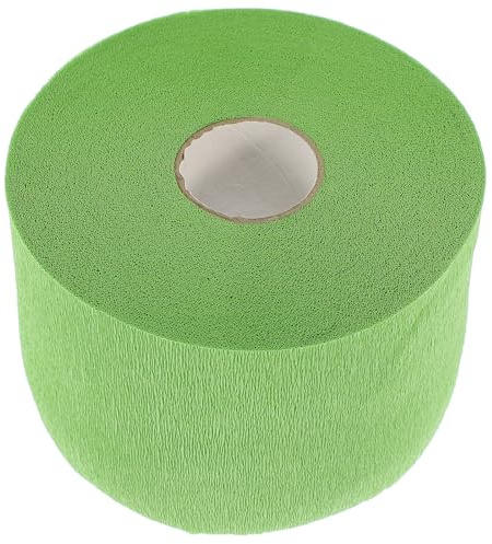 EPIGEIST 5 Rollen Einweg Nackenpapier Selbstklebend Flexibel für Friseure Nackenstreifen aus Robustem Papier für Salon und Wachsanwendungen Nackenschutz für Männer und Zufällige Farbe