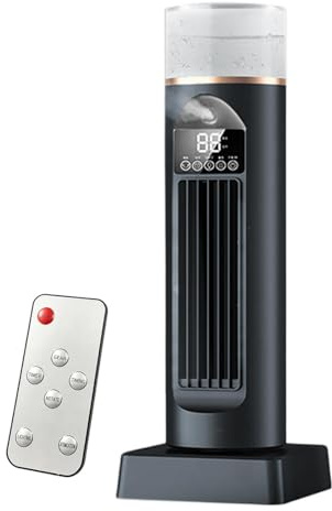 Ventilatore Da Scrivania 6 velocità con serbatoio d'acqua, strumento estivo | Ventilatore A Torre Con Oscillazione Di 110 Gradi Per Scrivania Per Interni Donne Uomini Casa Ufficio Cucina E