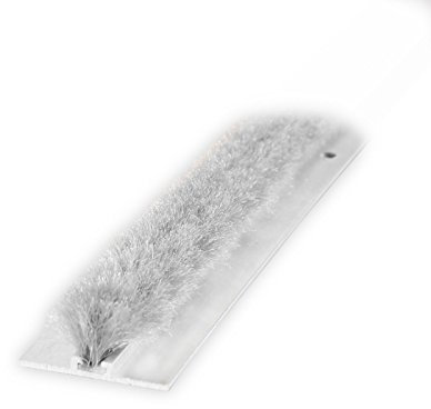 DIWARO® Türbodendichtung, Türdichtung, Bodendichtung| Länge 1m | aluminium pressblank | geeignet als Türdichtung zum Schutz vor Kälte und hohen Heizkosten.