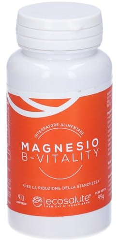 Spazio Ecosalute Magnesio B-Vitality Integratore Alimentare di Magnesio - 90 Compresse