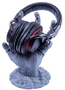 3D Vikings Headphone Stand, Headset Holder, Zombie Palm Gaming Earphone Stand, Headset Display, Solid Base for All Headphones Size
