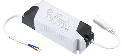 PATIKIL 36W 300mA LED Controlador AC 85-265V Salida 75-144V DC | Hembra Conector Constante Corriente Rectificador Transformador Externa Alimentación Fuente LED, Techo Lámpara