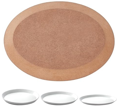 BENECREAT Ovale Töpferform, Töpferwerkzeuge Keramikplatten-Formform, Handgefertigte Schüssel Slump-Form Für Schüssel-Teller, Ton-Keramik-Zubehör, 15x11x1.5 cm