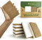 Pack of 6 Natural Sponges for Washing Up - Made from Cellulose, Coconut & Recycled Fibres - Eco Friendly, Odour Free, Non Scratch Scrubbers for Kitchen & Bathroom - Green America & PETA Certified