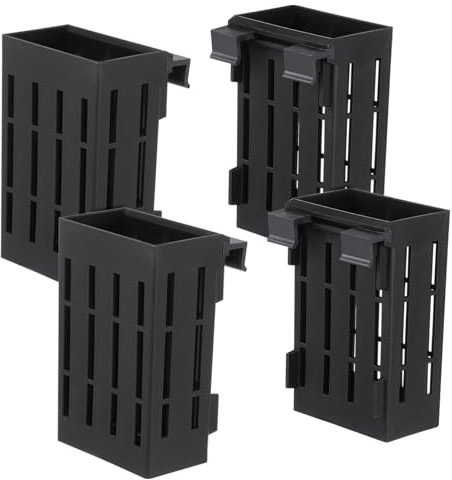Cabilock Lot De 4 Pots De Fleurs Robustes pour Plantes Aquatiques Hydroponiques avec Trous pour Aquariums