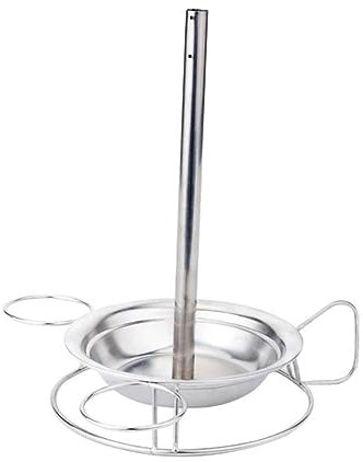 MAGICLULU Eleganter Hähnchengrillständer Truthahnbräter Aus Edelstahl Vielseitig Einsetzbar Für Brathähnchen Moorhühner Und