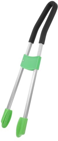 BESPORTBLE Abrazadera De Basura Portátil Herramienta para Recoger Basura Recogedor De Papel Artículos De Limpieza para Exteriores Aleación De Aluminio Larga