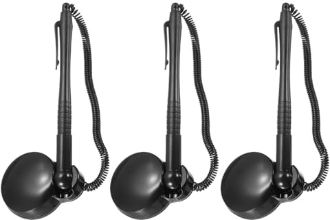 QUARKZMAN 3Pz Penna Resistiva Touch Stilo Resistivo Molla Resistenza Nero | Penna Touch, per Navigazione Auto GPS POS