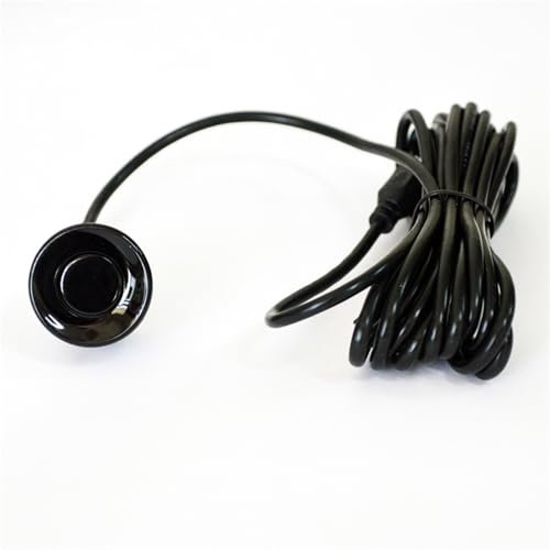 Sensor Marcha Atras Coche Sistemas De Sensor De Estacionamiento Con Luz LED Para Automóvil Con Pantalla Retroiluminación Kit Detector De Monitor De Respaldo De 4 Radares Sensores Aparcamiento(Negro)