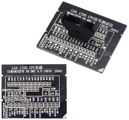 PLCPDM Desktop LGA 1700 CPU DMI 5.0 H670 Z690 CPU Tester Tester Dummies Carico Falso con Indicatori LED Scheda Riparazione