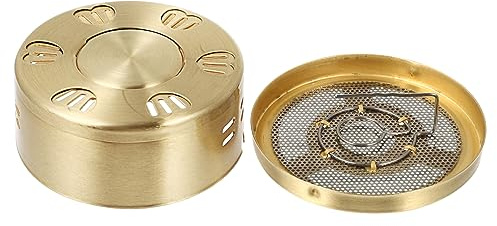 minkissy 2stücke Portable Moxibustion Box Dickem Kupfer Rauchfreier - Für Akupunktur Und Schmerzlinderung Und Leicht Für Zuhause Oder Unterwegs