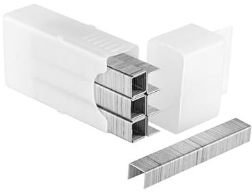 Häftklammer typ A, 10 mm, 1 000-pack, perfekt för dokument- och materialfixering, robust och hållbar för kontor eller hemmabruk