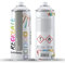 RECREATE Pebble Grey Satin Spray Paint for Wood, Metal, Plastic | Quick Drying, Smooth, Durable, Easy-to-Apply | Suitable for Indoor/Outdoor | For Furniture, Craft, Doors, Ornaments, Pots, Frames