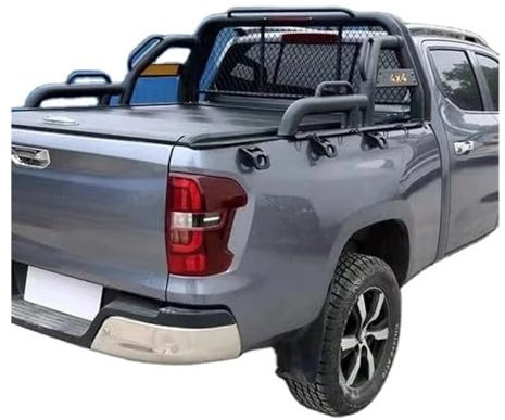OLCYBDFC Pickup Fullbox Hochleistungs-Pickup-Truck-Laderaumabdeckung Einziehbare Rollladenabdeckung Kaicene F70 Kompatibel mit Peugeot Hunter(Manual Lock)