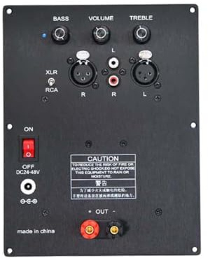 Harewtwy Placa Amplificadora de Altavoz Activo TPA3255, 2.0 Canales, Alta Potencia, Graves Altos, Digital, 300 W + 300 W