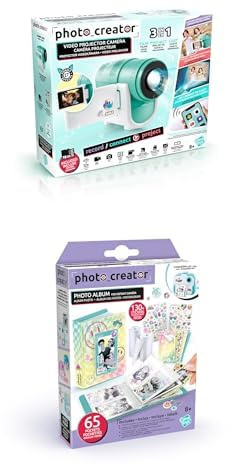 Canal Toys - Photo Creator Pack - 3-in-1 Projector Video Camera with Instant Print Album - Capture, Project, Personalize and Decorate Memories - Perfect Creative Gift for Kids Aged 8+