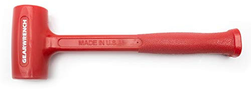 GEARWRENCH Totschlaghammer, einteiliger Standardkopf, 822 g, Kopf – 1275 g, Gesamtgewicht – 69–533 g, rot