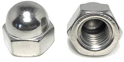 5/8-11 Acorn Cap Nuts 18-8 Stainless Steel (5 Pieces)