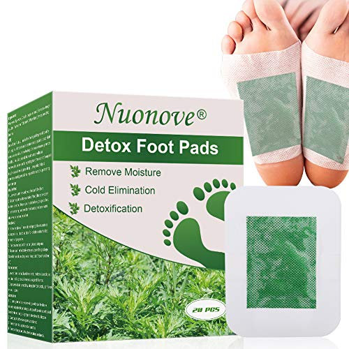 Detox Fußpflaster Vitalpflaster Fusspflaster Wormwood Foot Patch Fördern die Durchblutung, Lindern Müdigkeit und Verbessern den Schlaf, Befreien Sie sich von Feuchtigkeit und Kälte 20pc