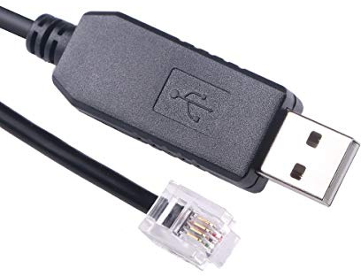 Skywatcher Goto Control EQMOD Teleskop ASCOM für HEQ5pro AZEQ5 AZEQ6 EQ6-R Asiair Synscan Goto USB auf RJ11 (1,8 m, SYNSCAN HC auf PC für Upgrade)